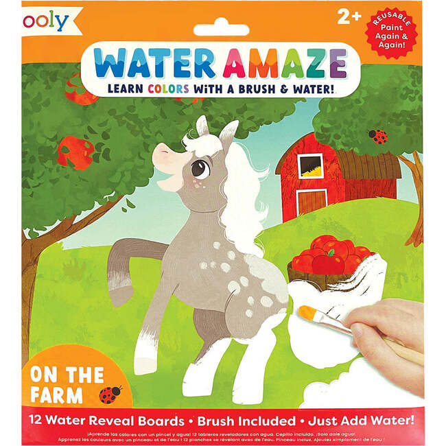 Water Amaze Water Reveal Boards, On The Farm (Set of 13)