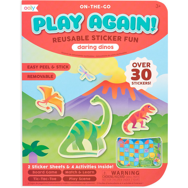 Play Again! Mini On-The-Go Activity Kit, Daring Dinos - Arts & Crafts - 1