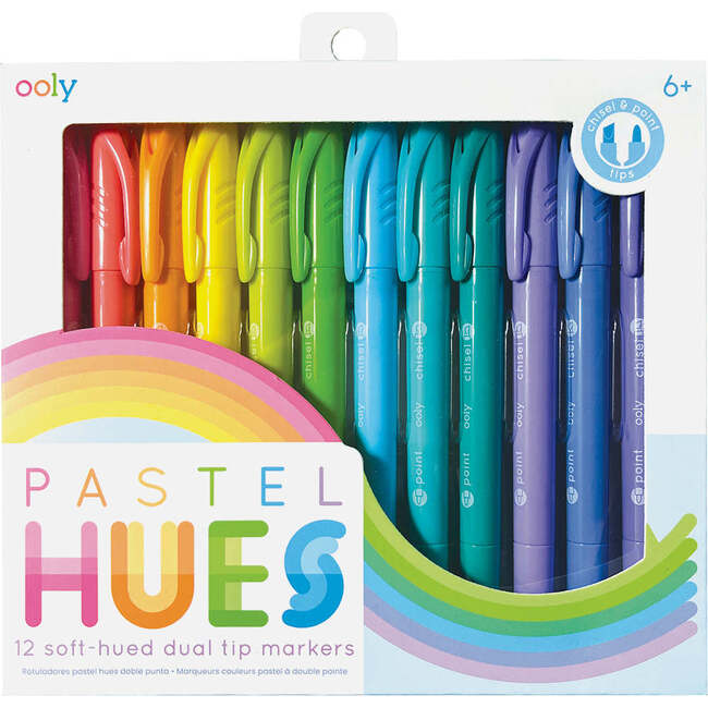Pastel Hues Markers (Set of 12)