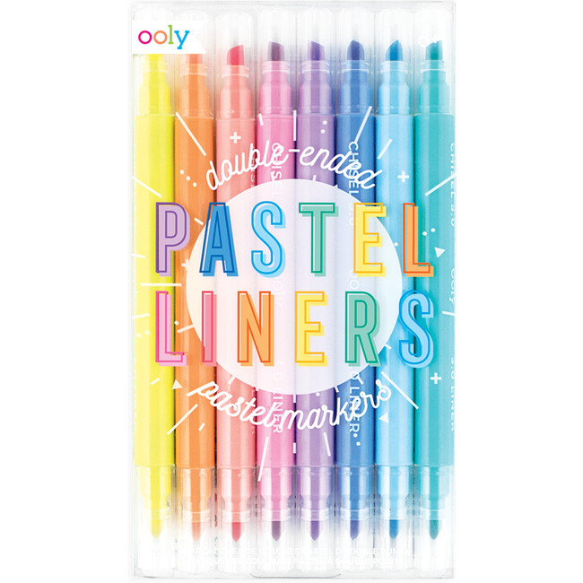 Pastel Liners Markers (Set of 8)