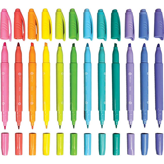 Pastel Hues Markers (Set of 12) - Coloring - 2