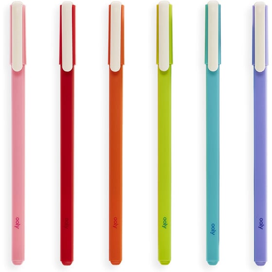 Fine Line Colored Gel Pen (Set of 6) - Art Supplies - 2