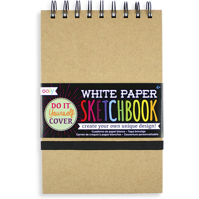 5" x 7.5" D.I.Y. Small Sketchbook, White Paper - Art Supplies - 2