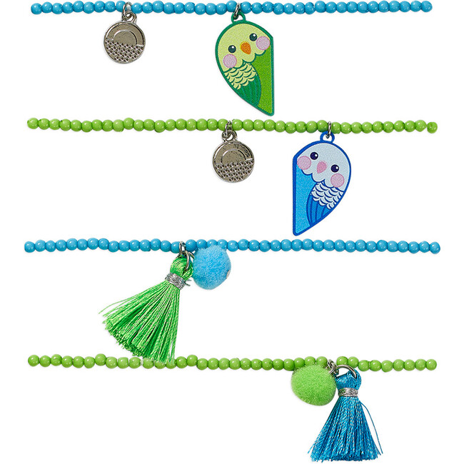 Kourtney Bracelets, Parakeets BFF (Set of 4)