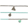 Emma Bracelet, Silver Paper Airplane (Set of 3) - Bracelets - 1 - thumbnail