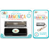 Kako'o Harmonica and Mini Harmonica with Bonus Cloth, Silver - Musical - 1 - thumbnail