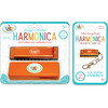 Kako'o Harmonica and Mini Harmonica with Bonus Cloth, Orange - Musical - 1 - thumbnail