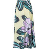Women's Yellow Brick Road Rebecca Skirt, Black Green Yellow - Skirts - 2