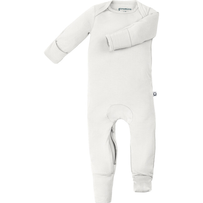 Romper Footie Convertible Pajama, Undyed