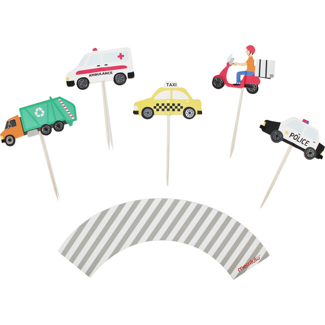 Transportation Cupcake Toppers