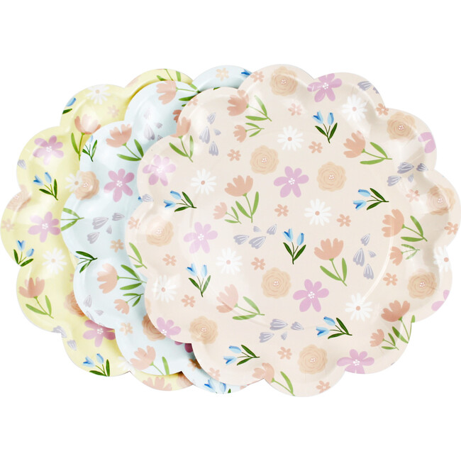 Spring Party Floral Plates