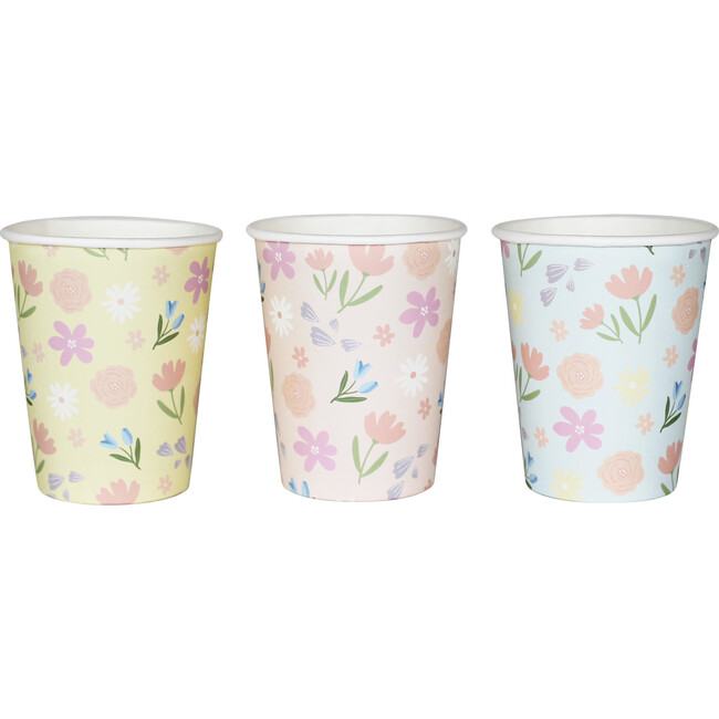 Spring Party Floral Cups