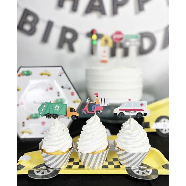 Transportation Cupcake Toppers - Decorations - 2