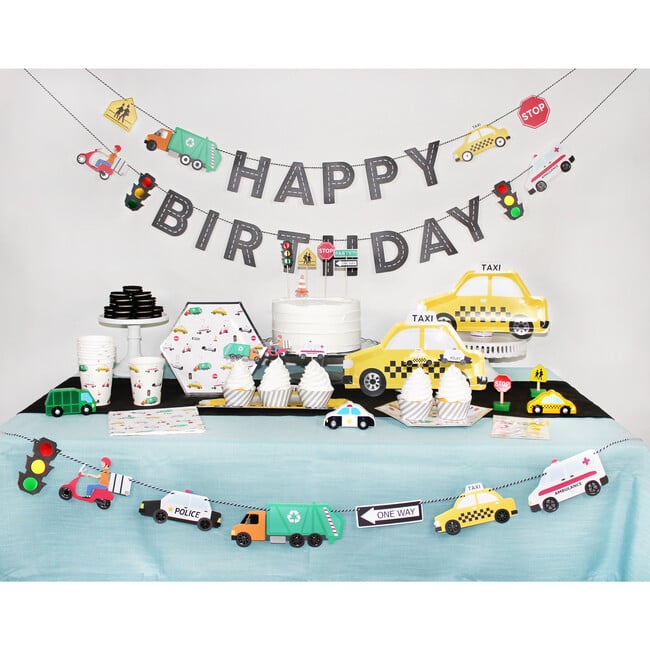 Transportation Birthday Banner - Garlands - 2