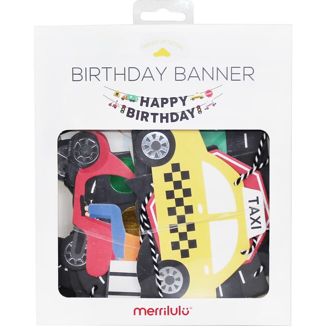 Transportation Birthday Banner - Garlands - 3