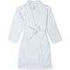 Gwen Pima Cotton Spa Wrap, White - Robes - 1 - thumbnail