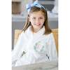 Gwen Pima Cotton Spa Wrap, White - Robes - 3