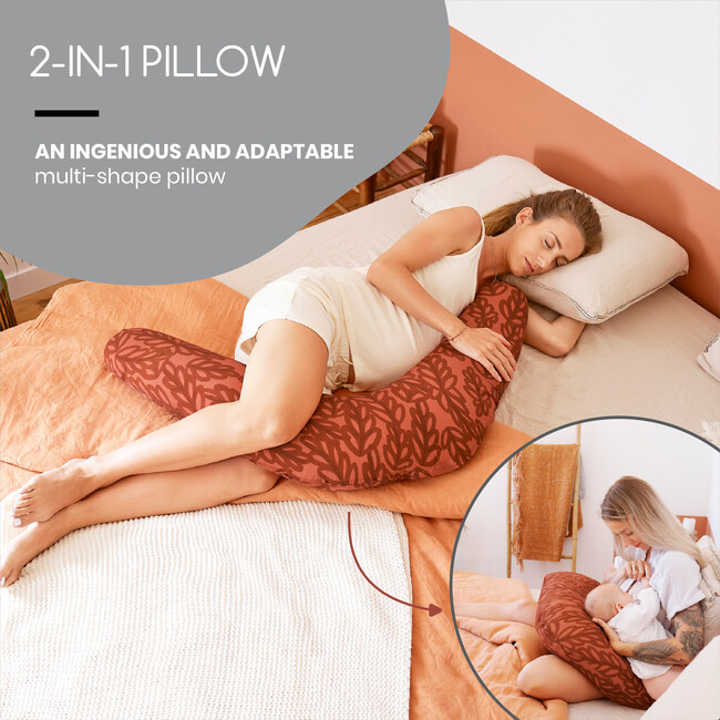 B.Love 2-in-1 Pillow Terracotta - Nursing Pillows - 2