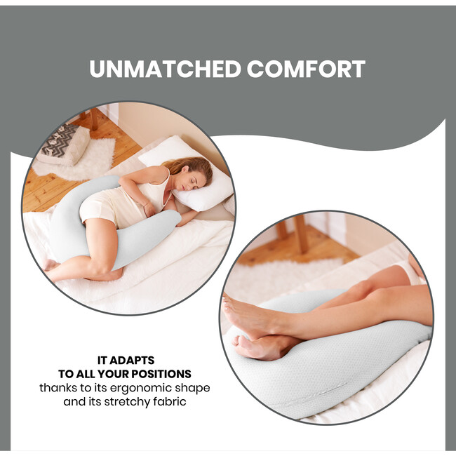 B.Love Maternity Pillow Mineral Gray - Nursing Pillows - 3