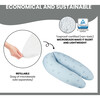 B.Love Maternity Pillow Wind Blue - Nursing Pillows - 6