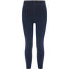 Plain Bamboo Cotton Tights, Navy - Tights - 1 - thumbnail