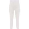 Plain Cotton Tights, White - Tights - 1 - thumbnail