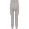 Plain Bamboo Cotton Tights, Grey - Tights - 3