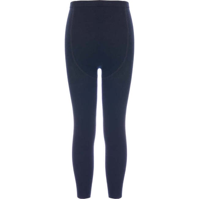 Plain Bamboo Cotton Tights, Navy - Tights - 3