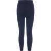 Plain Bamboo Cotton Tights, Navy - Tights - 3