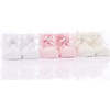 Gem Ribbon Bow 3-Piece Cottons Socks Set, Pink - Socks - 1 - thumbnail