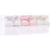 Pearl Ribbon Bow 3-Piece Socks Set, Pink - Socks - 1 - thumbnail