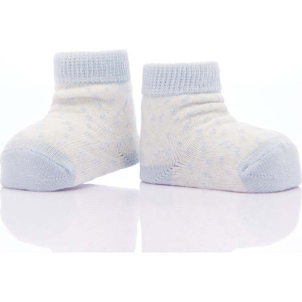 Koala Print 3-Piece Cottons Socks Set, Blue - Socks - 3