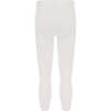 Plain Bamboo Cotton Tights, White - Tights - 3