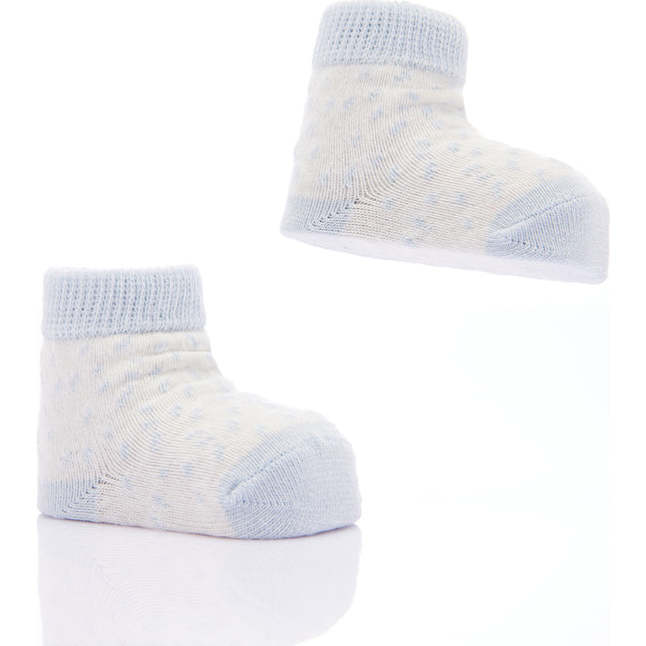 Koala Print 3-Piece Cottons Socks Set, Blue - Socks - 6