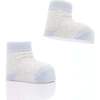 Koala Print 3-Piece Cottons Socks Set, Blue - Socks - 6