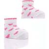Heart Print 3-Piece Socks Set, Pink - Socks - 6 - thumbnail