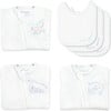 The 6 Pack Pea Bundle, White - Mixed Apparel Set - 1 - thumbnail