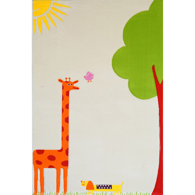 Giraffe Rug, Cream 100 x 150