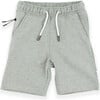 Trio Short With Pockets, Heather Grey - Shorts - 1 - thumbnail