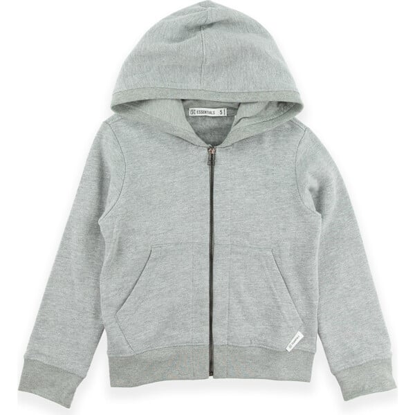 Venice Zipper Hoodie With Kangaroo Pocket, Heather Grey - Sovereign Code  Basics