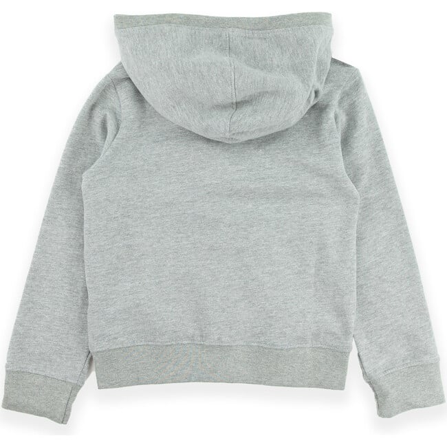 Venice Zipper Hoodie With Kangaroo Pocket, Heather Grey - Sweatshirts - 2