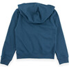 Venice Zipper Hoodie With Kangaroo Pocket, Navy - Sweatshirts - 2