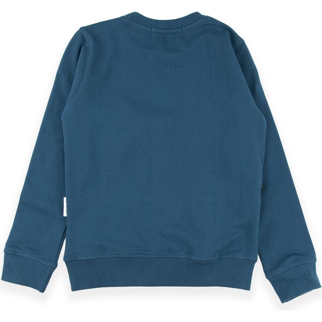 Institute Crew Neck Sweatshirt, Navy - Sweatshirts - 2