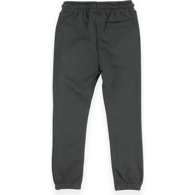 Journeymen Jogger With Porkchop Pocket, Black - Pants - 2