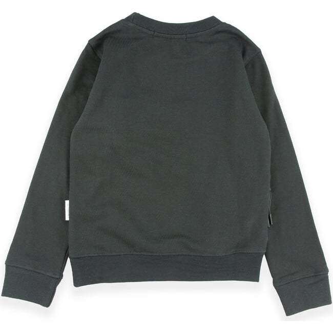 Institute Crew Neck Sweatshirt, Black - Sweatshirts - 2