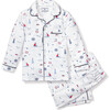 Pajama Set With Pearl Buttons, Sail Away - Pajamas - 1 - thumbnail