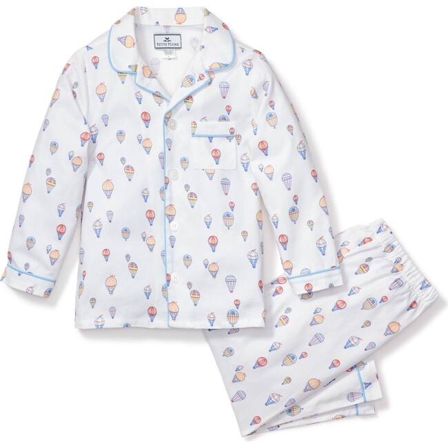Pajama Set With Pearl Buttons, Bonne Voyage - Pajamas - 1