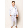 Pajama Set With Pearl Buttons, Par Avion - Pajamas - 2 - thumbnail