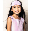 Kids Traditional Eye Mask, Lavender French Ticking - Eye Masks - 2