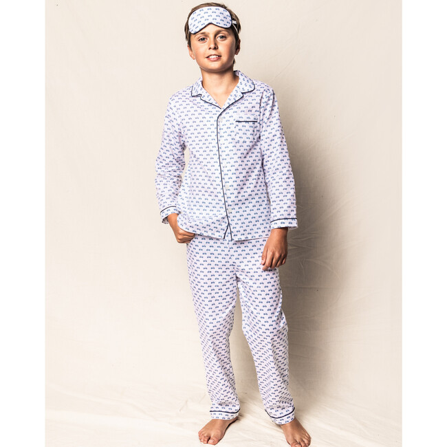 Pajama Set With Pearl Buttons, Bicyclette - Pajamas - 2